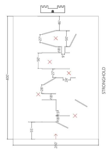 Diagram of Rapier Stronghold Battle